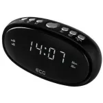 Радиобудильник электронный с жидкокристаллическим дисплеем ECG RB 010 Black
