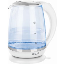 Чайник електричний скляний з підсвічуванням ECG RK 2020 White Glass