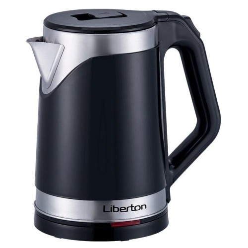 Чайник електричний з подвійною стінкою Liberton LEK-2201 Black Чайник електричний з подвійною стінкою Liberton LEK-2201 Black