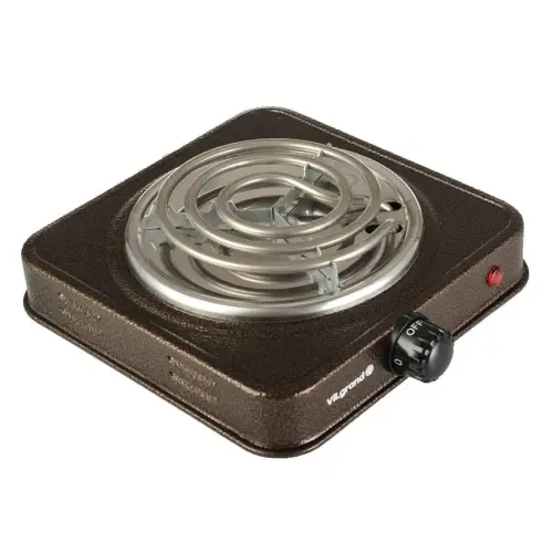 Плита настільна електрична з однією конфоркою ViLgrand VHP 131 Brown
