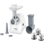 М'ясорубка з насадками для овочів та ковбасок Bosch MFW2514W