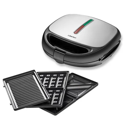 Бутербродница 3в1 cэндвичница-вафельница-гриль Liberton LSM-8031