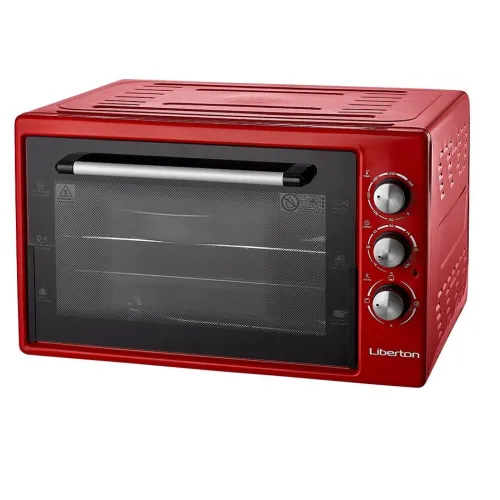 Духовка электрическая настольная для запекания Liberton LEO-421 Red
