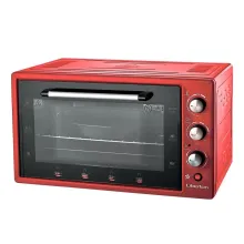 Духовка электрическая с конвекцией и подсветкой 48л Liberton LEO-482 Red